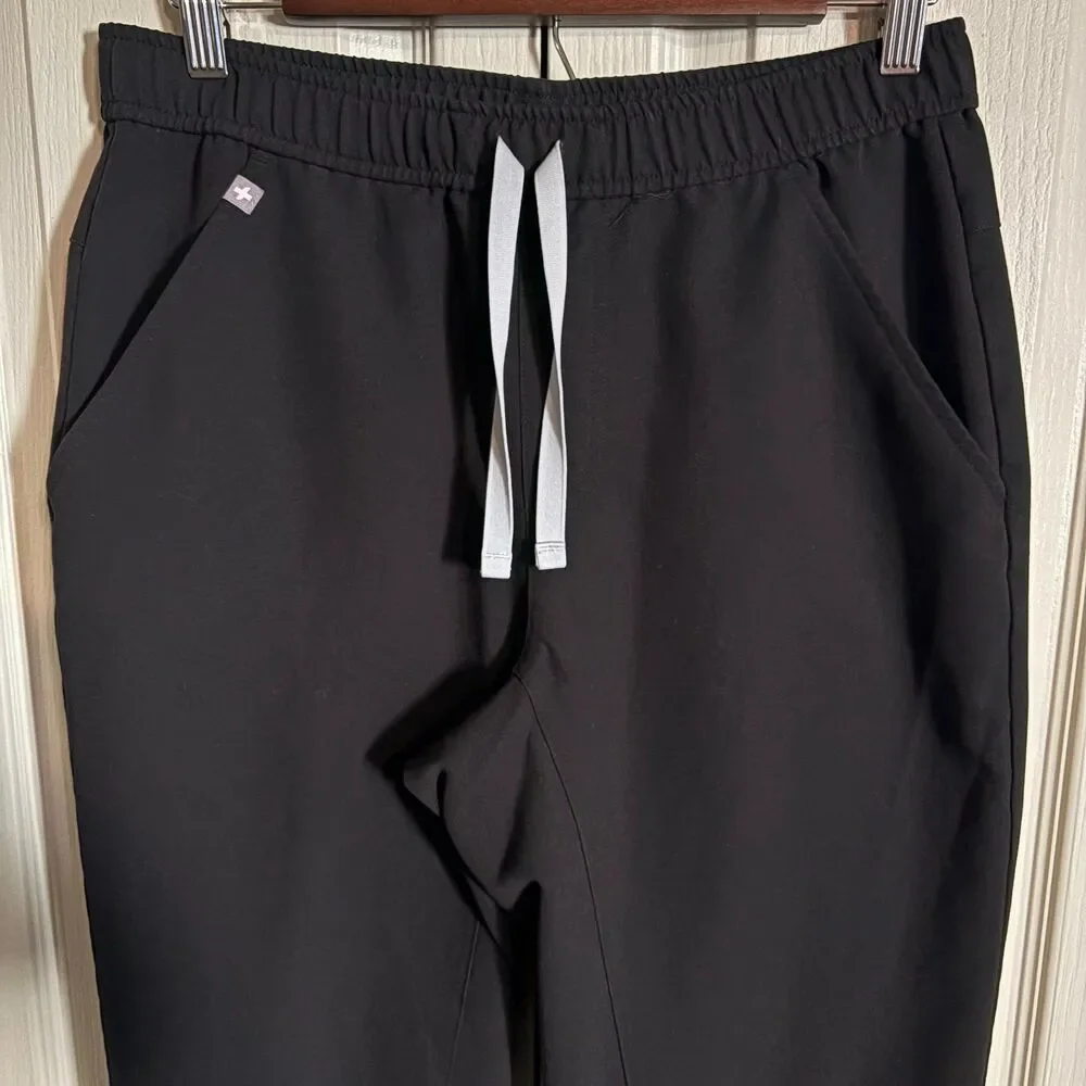 FIGS Men's Scrub Jogger Pants Small Elastic Waist Technical Collection Black